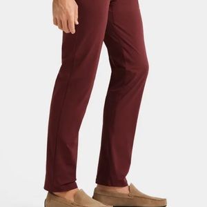 Rhône Burgundy Commuter Pants NWT